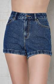 Complete Your Outfit With These Doctor Blue Denim Mom Shorts