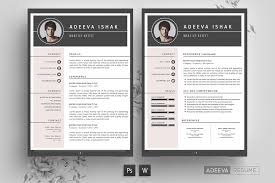 Professional Resume Template Ishak By Letterhend On Envato Elements Resume Template Professional Resume Template Professional Resume