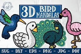 Download Peacock Mandala Svg Flamingo Mandala Svg 3d Mandala Svg 3d Bird Svg Bundle 3d Peacock Svg Papercut 3d Flamingo Svg 3d Hummingbird Svg Clip Art Image Files Papercraft Scottironworks Com
