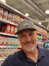 At Publix getting turkeys for #BlessedBargainsHSV to give to others. In my  new #Junkabillies hat. Junkabillies, LLC