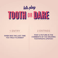 Or if you have to get them a bright pink glittery winter coat for them to bundle up during the winter, it's all good. Up For A Round Of Tooth Or Dare Answer The Tooth Question Or Post A Photo Of The Dare In The Comments Dental Posts Dental Fun Dental Facts