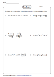 Pin On Trigonometry Worksheets