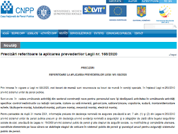 Forma actualizata valabila la data de : Cnpp PrecizÄƒri Referitoare La Aplicarea Prevederilor Legii Nr 188 2020 Noi Locuri De MuncÄƒ In CondiÈ›ii Speciale Cabinetexpert Ro Blog Contabilitate