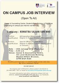 Evergreen biofuels holdings sdn bhd. On Campus Interview Komatra Sajian Sdn Bhd