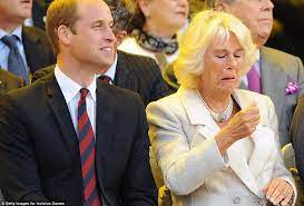 Laughs Camilla Recovers After Sharing A Joke With Her Stepson Prince William Duke Camilla Duchess Of Cornwall Prince Charles And Camilla Duchess Of Cornwall