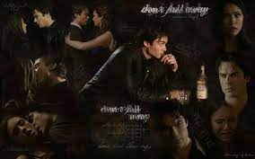 The Vampire Diaries Wallpaper Hemorrhage Damon And Elena Vampire Diaries Wallpaper Vampire Diaries Vampire Diaries Poster Ian somerhalder background | tumblr. the vampire diaries wallpaper