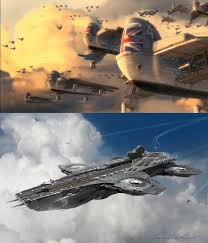 S H I E L D Helicarrier Vs British Helicarriers Sky Captain And The World Of Tomorrow World Of Tomorrow Shield Helicarrier Dieselpunk
