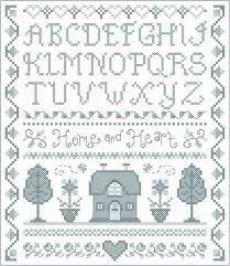 Cross stitch patterns, cross stitch kits and accesories at stitch & frog. Home And Heart Delft Sampler Cross Stitch Pattern By Gail Bussi Crosstitch Com Cross Stitch Sampler Patterns Cross Stitch Fonts Cross Stitch