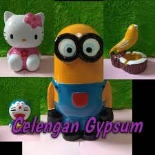 Cara membuat patung dari gypsum. Celengan Gypsum Karakter Shopee Indonesia