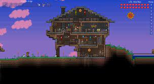 A filipino bahay kubo with modern industrial touches. 100 Awesome Terraria House Ideas Terraria Base Designs Cute766