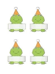 Birthday Chart Frog Themed