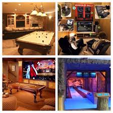 Game Room Tv Room Pool Table Bowling Alley Video Game Room Game Room Room Luxurious Room