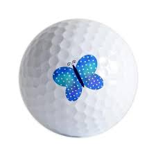 Polkadot Butterfly Golf Balls By Kcavender Cafepress Golf Ball Golf Ball Crafts Golf Ball Gift