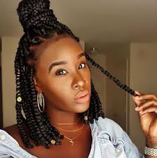 Medium Black And Brown Braids Check All The Braided Style Inspiration Box Braids Hairstyles For Black Women Box Braids Hairstyles Box Braids Styling