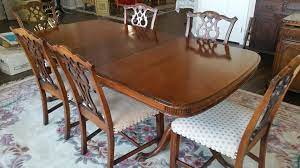 Antique Bernhardt Dining Set Chairish Dining Table Dining Table Chairs Dining