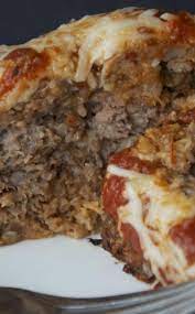 Pizza Meatloaf Dump And Go Dinner Recipe Pizza Meatloaf Pizza Meatloaf Recipe Instant Pot Freezer Meals