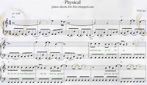 Dua Lipa Physical Easy Piano Sheets Music Pdf Piano Sheet Easy Piano Sheet Music Easy Piano