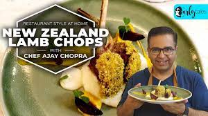 In a food processor fitted with a metal blade add the garlic, rosemary, thyme, cayenne, and salt. Restaurant Style At Home New Zealand Lamb Chops With Chef Ajay Chopra Curly Tales Youtube