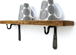wrought iron wall shelf brackets