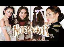 Clara Hairstyles In Disneys Nutcracker And The Four Realms Youtube Disney Hairstyles Hair Styles Holiday Hair Tutorial