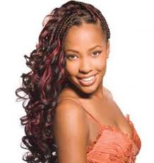 Repeat on the other side. Afro American Centre Halbtresse Open Braids