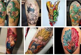 And whether the people got a dragon ball tattoo for nostalgic reasons or because they're current fans, there is a huge variety of them on display. Red Dragon Tattoo Dragon Ball Tattoo Tattos Types