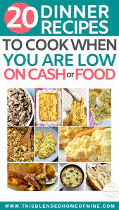 20 Cheap Dinner Ideas For When Your Are Skint On Money Food Or Time Cheap Dinners Food Family Favorite Meals