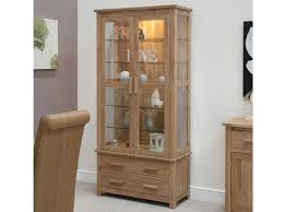 Leaded glass options include 16 different design configurations, 12 varieties of glass, and exact sizing. Homestyle Opus Light Oak Glass Display Cabinet From The Bed Station