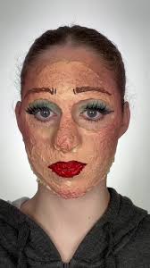 Should i take it off??? #100layerschallenge #liquidlatex #sfx #makeup