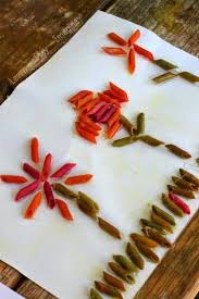 Painted Pasta Art Pasta Art Pasta Crafts Macaroni Art