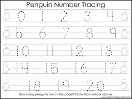 With 20 different pages, this makes a great. 2 Penguin Themed Task Worksheets Trace The Alphabet And Numbers 1 20 Preschool