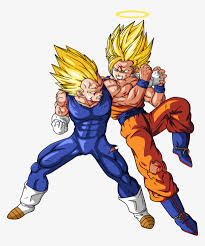 Their clothes were too big for them now and laied around then on the forest floor. Goku Vs Majin Vegeta By Bardocksonic Dragon Ball Z Goku Vegeta Transparent Png 843x948 Free Download On Nicepng