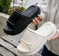 Stylish Pure Color EVA Slippers for Indoor and Outdoor Use