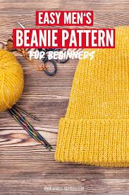 Cast on, bind off, knit, purl, mattress stitch. Easy Men S Beanie Knitting Pattern Free Step By Step Instructions
