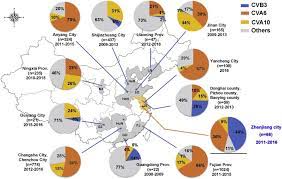 High Proportion Of Coxsackievirus B3 Genotype A In Hand Foot And Mouth Disease In Zhenjiang China 2011 2016 International Journal Of Infectious Diseases