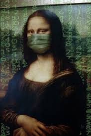 Download Mona Lisa, Mask, Matrix. Royalty-Free Stock Illustration Image