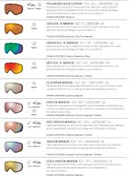 Smith Goggle Lens Color Tint Guide Evo Snowboarding