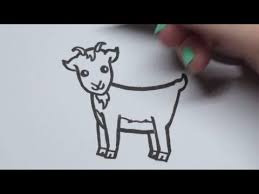 Zo Teken Je Een Cartoon Geit How To Draw A Cartoon Goat Youtube Goat Cartoon Cute Cartoon Drawings Card Art