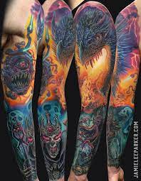 Dungeons And Dragons Dungeons And Dragons Tattoo Dragon Sleeve Tattoos Dragon Tattoo Dragon Tattoo Flash