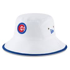 Chicago Cubs White Team Bucket Bullseye Hat By New Era New Era Cubs Clothes Chicago Cubs Fans