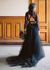 See more ideas about wedding dresses, wedding dresses lace, bridal gowns. Black Lace Wedding Dress Gothic Wedding Dress Black Tulle Etsy