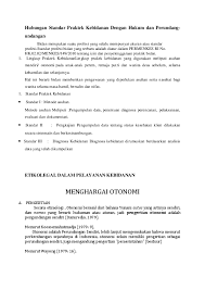 Di kalangan profesi layanan kesehatan sendiri, terdapat berbagai definisi tentang standar layanan kesehatan. Doc Hubungan Standar Praktek Kebidanan Dengan Hukum Dan Perundang Dini Din Academia Edu