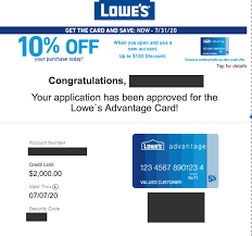 As a cardholder, be sure to make wise decisions when you're presented with the 5% off vs. Lowes Approval Myfico Forums 6065999