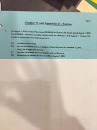 20 hours ago · 2021 daily holidays that fall on august 1, include: Solved Page 1 Chapter 11 And Appendix D Review On August Chegg Com