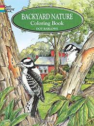 The designs are of animals, buildings and. Backyard Nature Coloring Book Dover Nature Coloring Book Amazon De Barlowe Dorothea Fremdsprachige Bucher