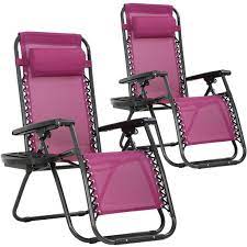 Black back adjustable rattan outdoor lounge chair chaise recliner with white cushions. Zero Gravity Chair Patio Chairs Set Of 2 Lawn Chair Outdoor Chair Anti Recliner Chair Deck Chairs Folding Lounge Chair Camping Chairs Beach Chairs Pool Chair Walmart Com Walmart Com