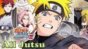 Naruto Shippuden Clash Of Ninja Revolution 3 All Jutsu Hd Youtube