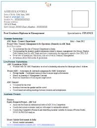 Over 10000 Cv And Resume Samples With Free Download Mba Finance Fresher Resume Template