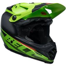 Bell Full 9 Fusion Helmet Matte Green Black Crimson