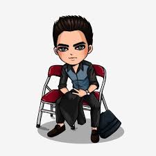 Chibi Handsome Boy | Chibi, Beard cartoon, Man clipart